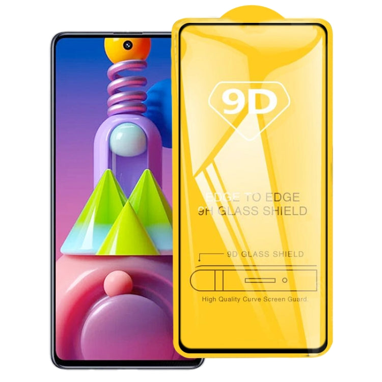 For Samsung Galaxy M51 9D Full Glue Full Screen Tempered Glass Film - Galaxy Tempered Glass by PMC Jewellery | Online Shopping South Africa | PMC Jewellery