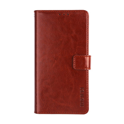 For Lenovo K12 Pro idewei Crazy Horse Texture Horizontal Flip Leather Case with Holder & Card Slots & Wallet(Brown) - Lenovo by idewei | Online Shopping South Africa | PMC Jewellery | Buy Now Pay Later Mobicred