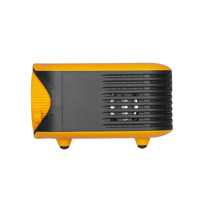 TRANSJEE A2000 320x240P 1000 ANSI Lumens Mini Home Theater HD Digital Projector, Plug Type: EU Plug(Yellow) - Mini Projector by PMC Jewellery | Online Shopping South Africa | PMC Jewellery | Buy Now Pay Later Mobicred