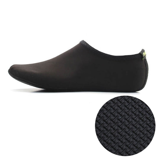 3mm Non-slip Rubber Embossing Texture Sole Solid Color Diving Shoes and Socks, One Pair, Size:S (Black) - Swimming Fins & Diving Shoes by PMC Jewellery | Online Shopping South Africa | PMC Jewellery | Buy Now Pay Later Mobicred