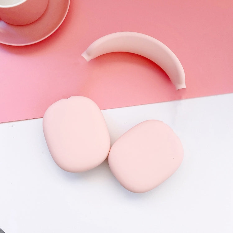 3 in 1 Headset Silicone Protective Case for AirPods Max(Pink) - For AirPods Max by PMC Jewellery | Online Shopping South Africa | PMC Jewellery