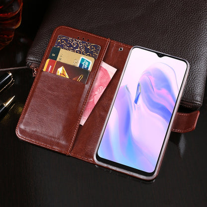 For Blackview A70 idewei Crazy Horse Texture Horizontal Flip Leather Case with Holder & Card Slots & Wallet(Sky Blue) - More Brand by idewei | Online Shopping South Africa | PMC Jewellery | Buy Now Pay Later Mobicred