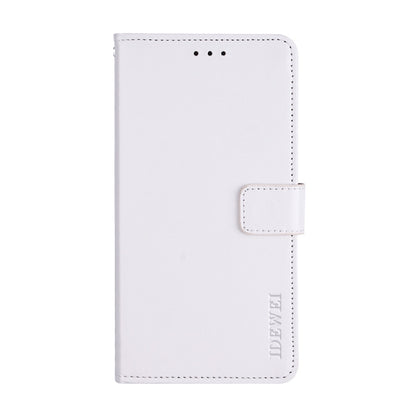 For Blackview A70 idewei Crazy Horse Texture Horizontal Flip Leather Case with Holder & Card Slots & Wallet(White) - More Brand by idewei | Online Shopping South Africa | PMC Jewellery | Buy Now Pay Later Mobicred