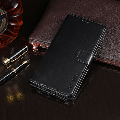 For Blackview A80 Plus idewei Crazy Horse Texture Horizontal Flip Leather Case with Holder & Card Slots & Wallet(Black) - More Brand by idewei | Online Shopping South Africa | PMC Jewellery | Buy Now Pay Later Mobicred