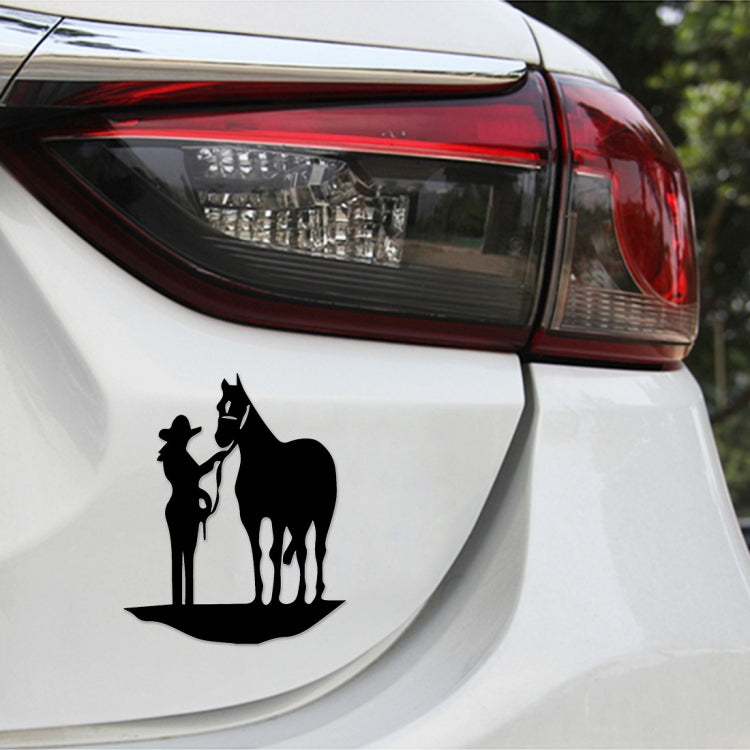 5 PCS Car Waterproof Horse Pattern Sticker(Black) - Decorative Sticker by PMC TechLife | Online Shopping South Africa | PMC TechLife | Buy Now Pay Later Mobicred
