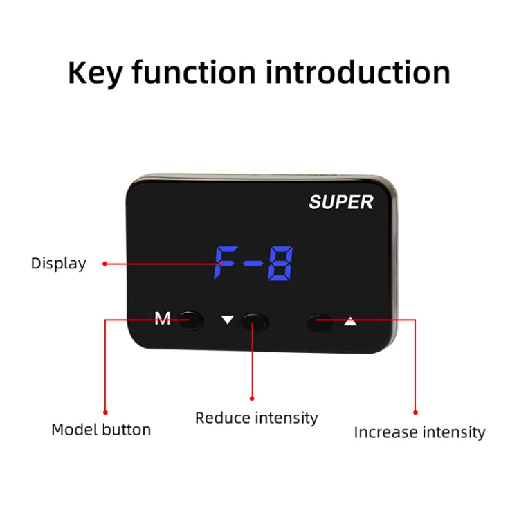 For Jeep Wrangler JL 2018-2020 Car Potent Booster Electronic Throttle Controller - Car Modification by PMC Jewellery | Online Shopping South Africa | PMC Jewellery | Buy Now Pay Later Mobicred