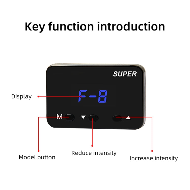 For Nissan X-trail 2008- Car Potent Booster Electronic Throttle Controller - Car Modification by PMC Jewellery | Online Shopping South Africa | PMC Jewellery | Buy Now Pay Later Mobicred