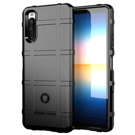 For Sony Xperia 10 III Full Coverage Shockproof TPU Case(Black) - Sony Cases by PMC Jewellery | Online Shopping South Africa | PMC Jewellery | Buy Now Pay Later Mobicred