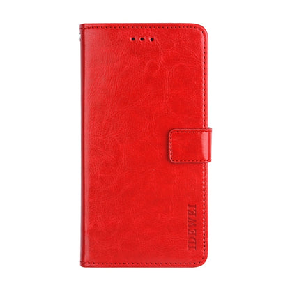 For Blackview A80S idewei Crazy Horse Texture Horizontal Flip Leather Case with Holder & Card Slots & Wallet(Red) - More Brand by idewei | Online Shopping South Africa | PMC Jewellery | Buy Now Pay Later Mobicred