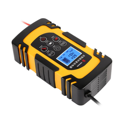 DEMUDA DC-80 Car Battery Charger 12V/24V Intelligent Pulse Repair Type Lead-acid Battery, Plug Type:AU Plug(Yellow) - Battery Charger by PMC Jewellery | Online Shopping South Africa | PMC Jewellery | Buy Now Pay Later Mobicred