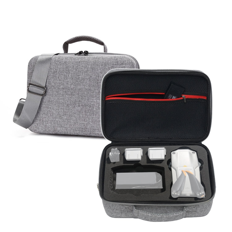 Portable Carry Case Waterproof Scratch-proof Anti-shock Travel Carrying Cover Case Box for DJI Air 2s(Grey+Black Liner) - Backpacks & Bags by PMC Jewellery | Online Shopping South Africa | PMC Jewellery | Buy Now Pay Later Mobicred