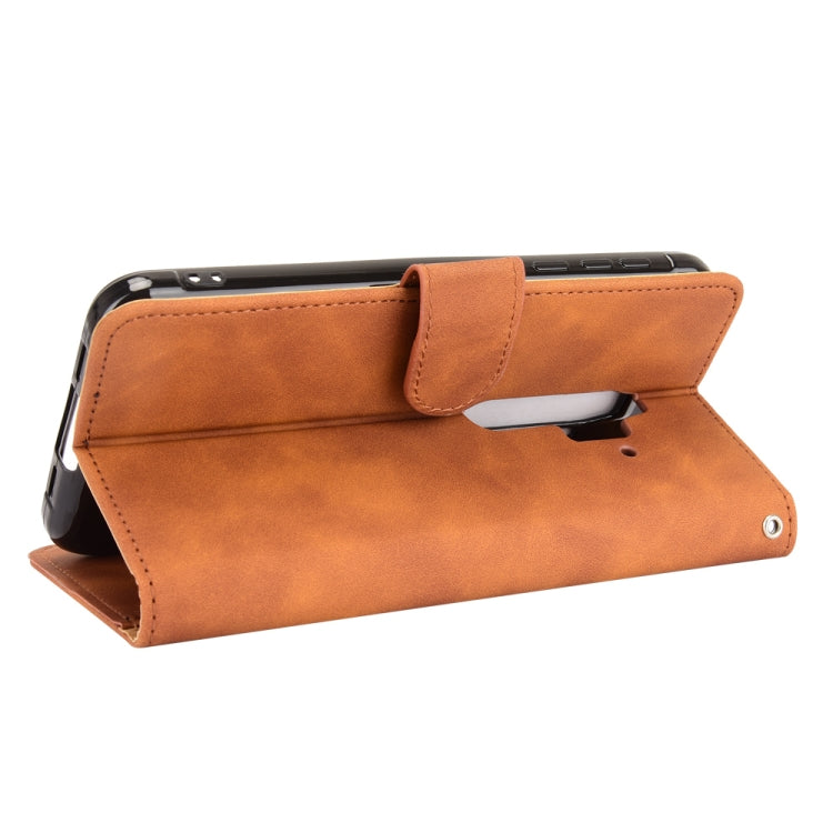 For Blackview BV6300 Pro Solid Color Skin Feel Magnetic Buckle Horizontal Flip Calf Texture PU Leather Case with Holder & Card Slots & Wallet(Brown) - More Brand by PMC Jewellery | Online Shopping South Africa | PMC Jewellery | Buy Now Pay Later Mobicred