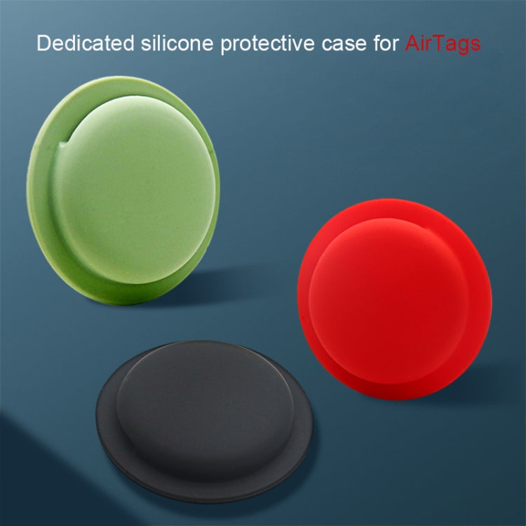 Protection Cover Sleeve Anti-scratch Anti-lost Silicone Protective Case For AirTag(White) - Other by PMC Jewellery | Online Shopping South Africa | PMC Jewellery