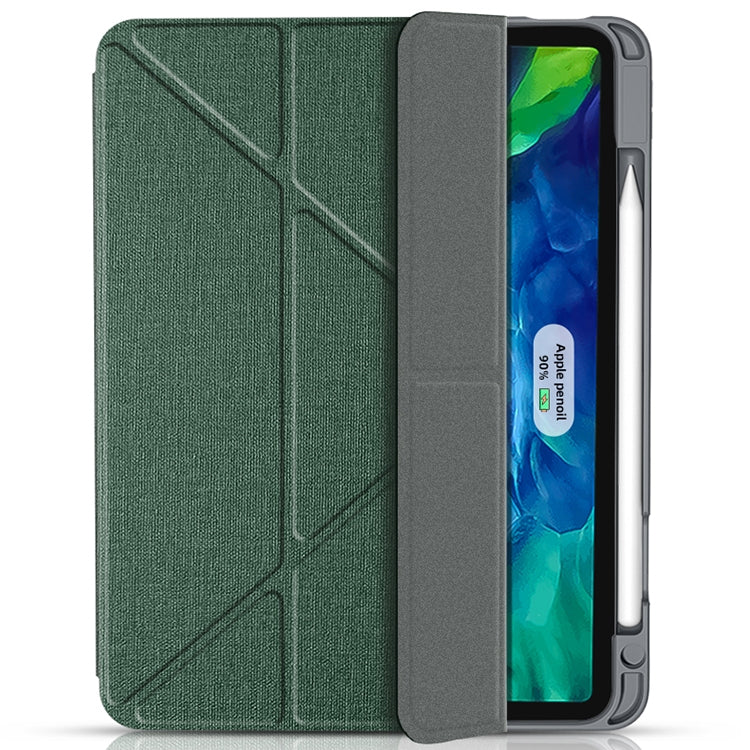 For iPad Pro 11 2022 / 2021 / 2020 Mutural Multi-fold Smart Leather Tablet Case(Red) - free shipping - PMC TechLife - Order now!