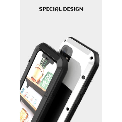 For iPhone 12 LOVE MEI Metal Shockproof Life Waterproof Dustproof Protective Case(White) - iPhone 12 / 12 Pro Cases by LOVE MEI | Online Shopping South Africa | PMC Jewellery