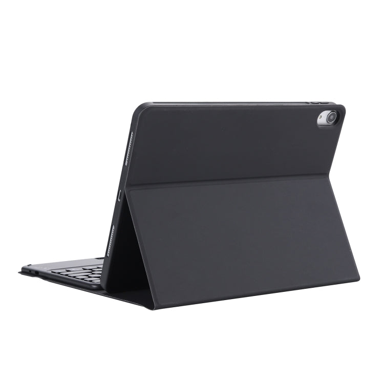 YT102B-A Detachable Candy Color Skin Feel Texture Round Keycap Bluetooth Keyboard Leather Case with Touch Control For iPad 10.2 2020 & 2019 / Air 2019 / Pro 10.5 inch(Black) - Universal by PMC Jewellery | Online Shopping South Africa | PMC Jewellery