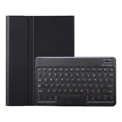 YA610B Detachable Lambskin Texture Round Keycap Bluetooth Keyboard Leather Tablet Case with Pen Slot & Stand For Samsung Galaxy Tab S6 Lite 10.4 P610 & P615 (2020)(Black) - Samsung Keyboard by PMC Jewellery | Online Shopping South Africa | PMC Jewellery