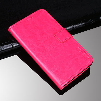 For Umidigi Bison GT idewei Crazy Horse Texture Horizontal Flip Leather Case with Holder & Card Slots & Wallet(Rose Red) - More Brand by idewei | Online Shopping South Africa | PMC Jewellery | Buy Now Pay Later Mobicred