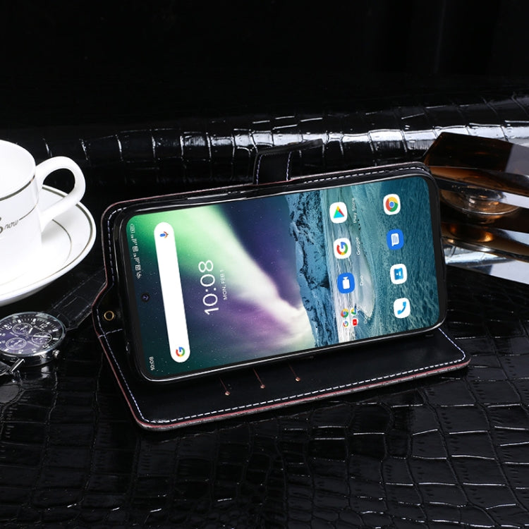 For UMIDIGI Bison GT idewei Crocodile Texture Horizontal Flip Leather Case with Holder & Card Slots & Wallet(Black) - More Brand by idewei | Online Shopping South Africa | PMC Jewellery | Buy Now Pay Later Mobicred