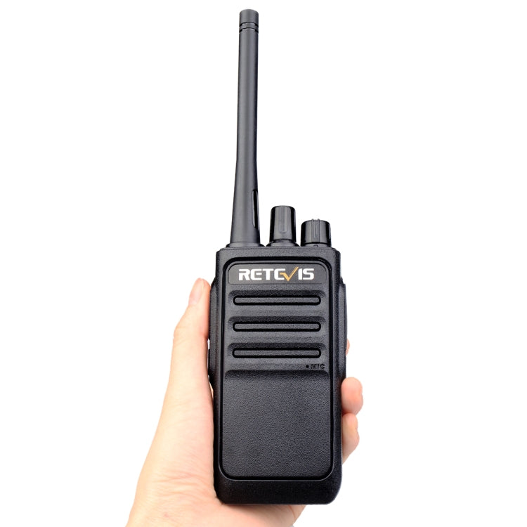 1 Pair RETEVIS RT617 0.5W PMR446 16CHS Two Way Radio Handheld Walkie Talkie, EU Plug(Black) - Handheld Walkie Talkie by RETEVIS | Online Shopping South Africa | PMC Jewellery | Buy Now Pay Later Mobicred