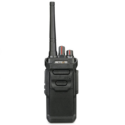 RETEVIS RT48 2W 16CHS Waterproof FRS Handheld Walkie Talkie, US Plug(Black) - Handheld Walkie Talkie by RETEVIS | Online Shopping South Africa | PMC Jewellery | Buy Now Pay Later Mobicred