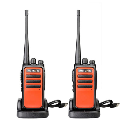 1 Pair RETEVIS RT66 PMR446 16CHS License-free Two Way Radio Handheld Walkie Talkie, EU Plug - Handheld Walkie Talkie by PMC Jewellery | Online Shopping South Africa | PMC Jewellery | Buy Now Pay Later Mobicred