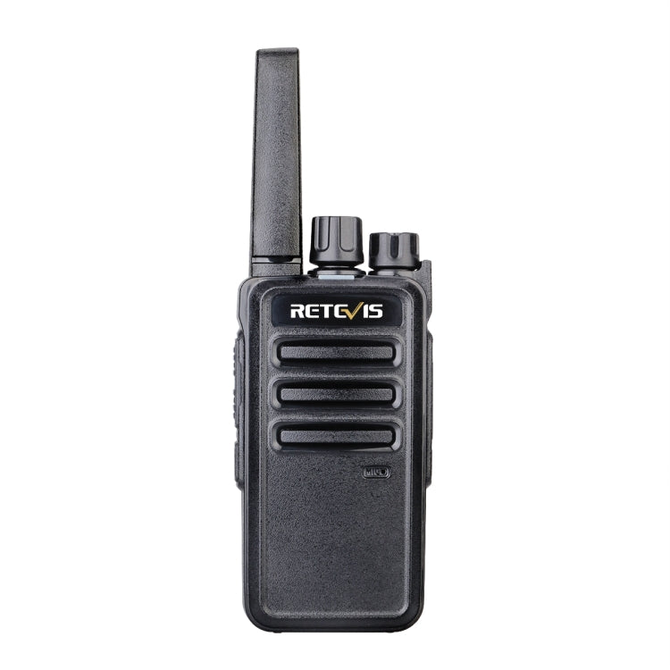 1 Pair RETEVIS RT668 0.5W PMR446 16CHS Two Way Radio Handheld Walkie Talkie, EU Plug(Black) - free shipping - PMC Jewellery - Order now!