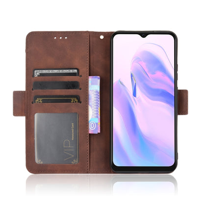 For Blackview A70 (2021) Skin Feel Calf Pattern Horizontal Flip Leather Case with Holder & Card Slots & Photo Frame(Brown) - More Brand by PMC Jewellery | Online Shopping South Africa | PMC Jewellery | Buy Now Pay Later Mobicred