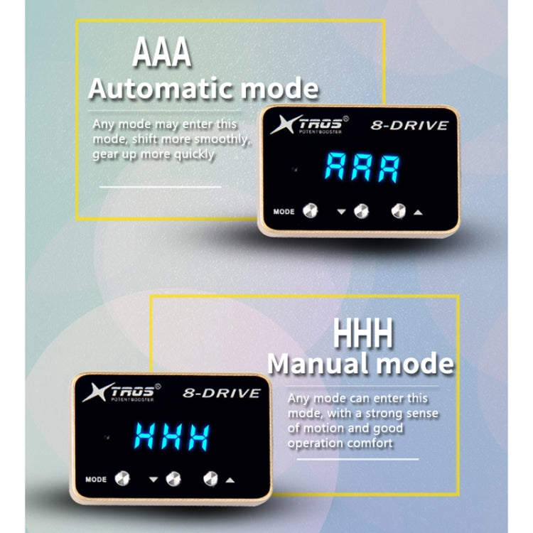 For Toyota Vios 2006- TROS 8-Drive Potent Booster Electronic Throttle Controller Speed Booster - Car Modification by TROS | Online Shopping South Africa | PMC Jewellery | Buy Now Pay Later Mobicred