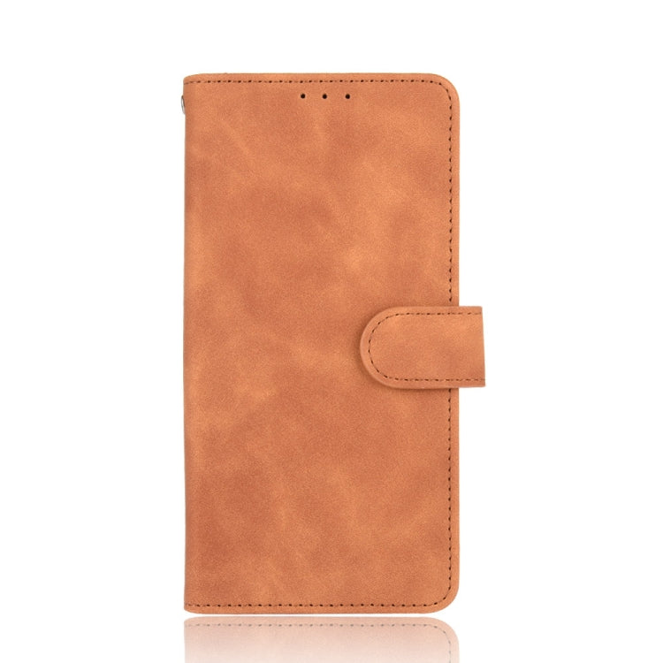 For Ulefone Note 10 Solid Color Skin Feel Magnetic Buckle Horizontal Flip Calf Texture PU Leather Case with Holder & Card Slots & Wallet(Brown) - Ulefone Cases by PMC Jewellery | Online Shopping South Africa | PMC Jewellery | Buy Now Pay Later Mobicred