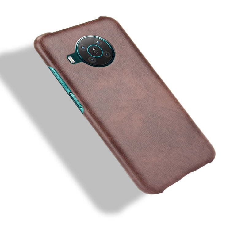 For Nokia X10 / X20 Shockproof Litchi Texture PC + PU Case(Brown) - Nokia Cases by PMC Jewellery | Online Shopping South Africa | PMC Jewellery | Buy Now Pay Later Mobicred