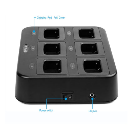 RETEVIS RTC777 Six-Way Walkie Talkie Charger for Retevis H777, EU Plug - Batteries & Chargers by RETEVIS | Online Shopping South Africa | PMC Jewellery | Buy Now Pay Later Mobicred