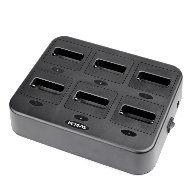 RETEVIS RTC22 Multi-function Six-Way Walkie Talkie Charger for Retevis RT22, US Plug - free shipping - PMC Jewellery - Order now!
