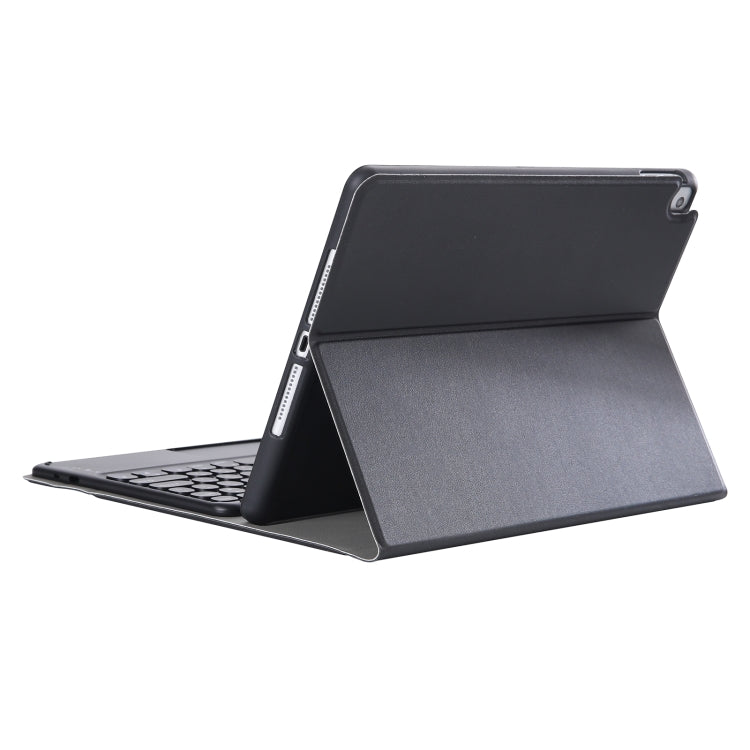 YA11B-A 2021 Detachable Lambskin Texture Round Keycap Bluetooth Keyboard Leather Tablet Case with Touch Control & Pen Slot & Stand For iPad Pro 11 (2021)(Black) - For iPad Pro by PMC Jewellery | Online Shopping South Africa | PMC Jewellery