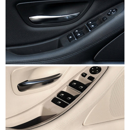 Car Left Front Inner Door Armrest for BMW  5 Series F10 / F18, Left Driving(Creamy-white) - Door Handles by PMC Jewellery | Online Shopping South Africa | PMC Jewellery