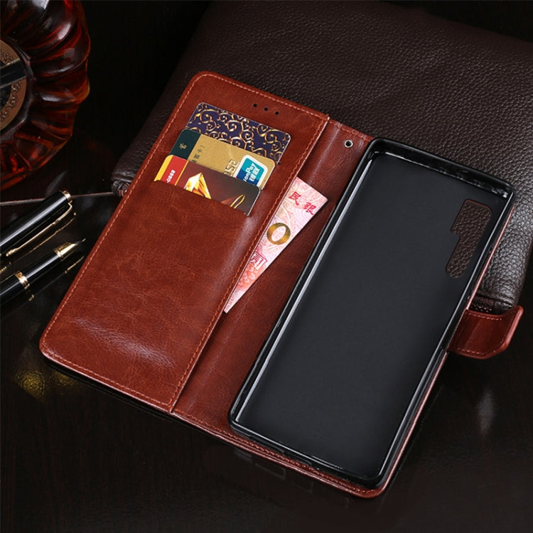 For TCL 20 Pro 5G idewei Crazy Horse Texture Horizontal Flip Leather Case with Holder & Card Slots & Wallet(Rose Red) - More Brand by idewei | Online Shopping South Africa | PMC Jewellery | Buy Now Pay Later Mobicred