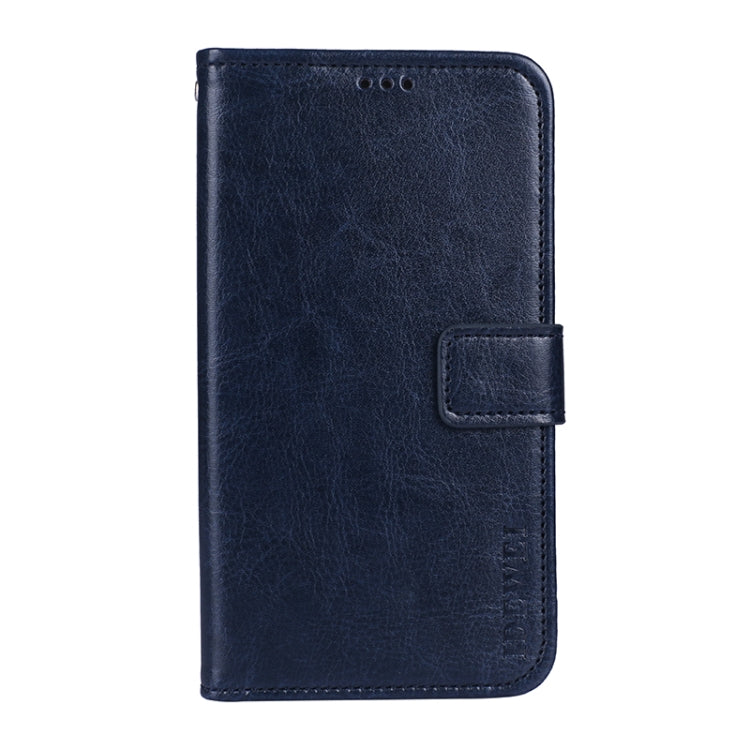 For TCL 20 Pro 5G idewei Crazy Horse Texture Horizontal Flip Leather Case with Holder & Card Slots & Wallet(Blue) - More Brand by idewei | Online Shopping South Africa | PMC Jewellery | Buy Now Pay Later Mobicred