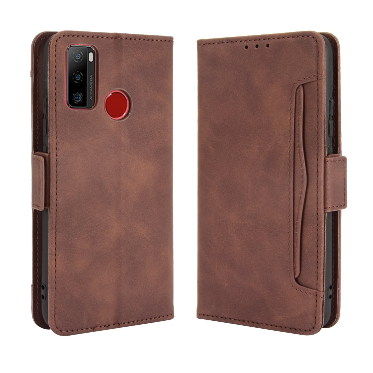 For Ulefone Note 10 Skin Feel Calf Pattern Horizontal Flip Leather Case with Holder & Card Slots & Photo Frame(Brown) - Ulefone Cases by PMC Jewellery | Online Shopping South Africa | PMC Jewellery | Buy Now Pay Later Mobicred