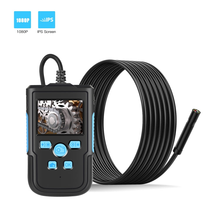 P60B 8mm 1080P 2.4 inch IPS Screen IP68 Waterproof HD Digital Endoscope, Length:10m Hard Cable -  by PMC Jewellery | Online Shopping South Africa | PMC Jewellery | Buy Now Pay Later Mobicred