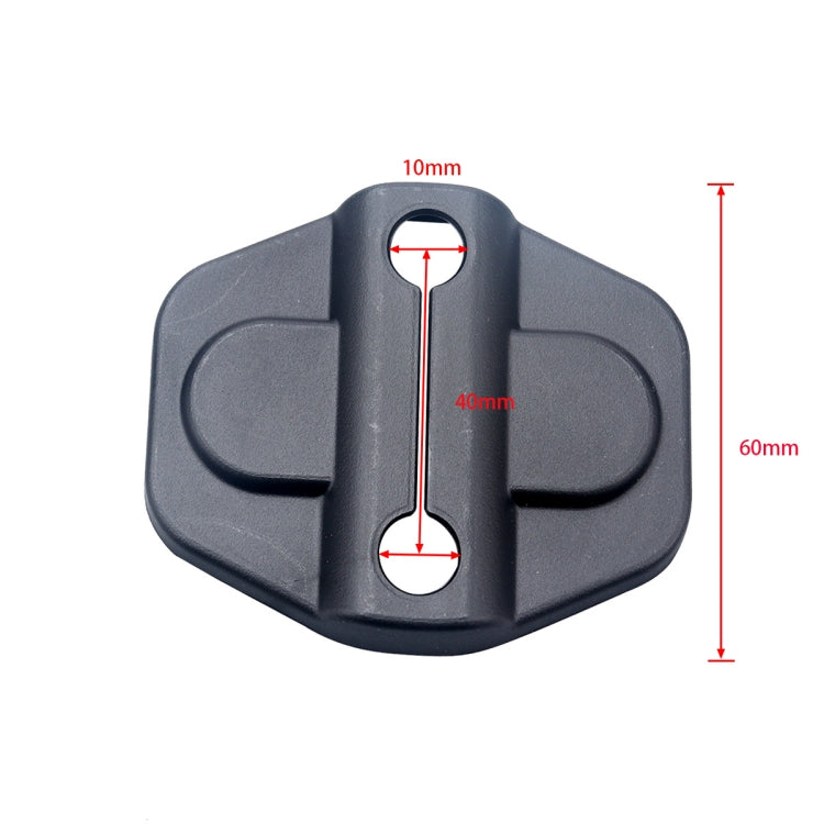 A5565 6 PCS Car Door Lock Cover for Jeep Wrangler JL JLU 2018-2019 - Locks & Hasps by PMC Jewellery | Online Shopping South Africa | PMC Jewellery | Buy Now Pay Later Mobicred