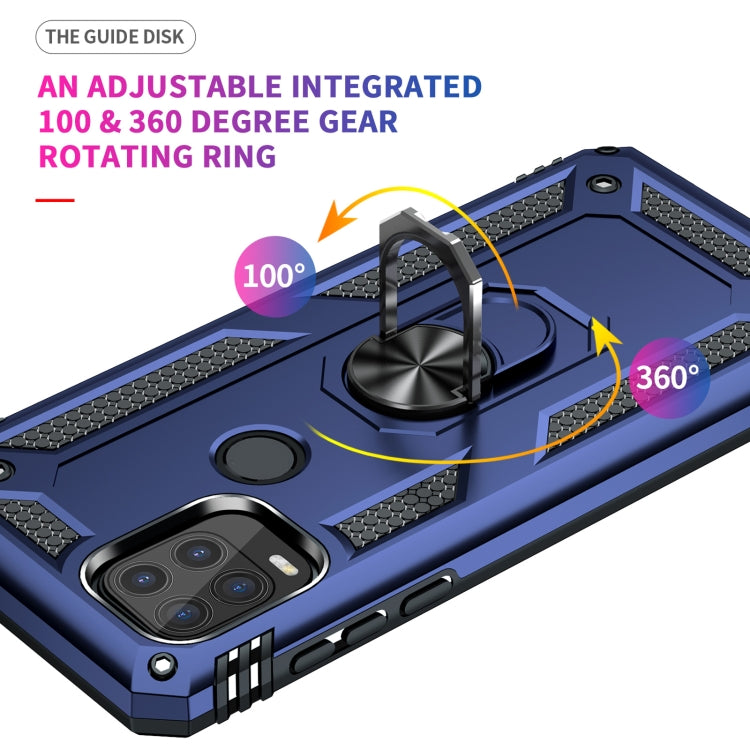 For Motorola Moto G Stylus 5G / 2021 Shockproof TPU + PC Protective Case with 360 Degree Rotating Holder(Blue) - Motorola Cases by PMC Jewellery | Online Shopping South Africa | PMC Jewellery