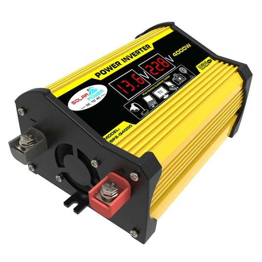 Legend II Generation 12V to 110V 4000W Modified Square Wave Car Power Inverter(Yellow) - Modified Square Wave by PMC Jewellery | Online Shopping South Africa | PMC Jewellery | Buy Now Pay Later Mobicred