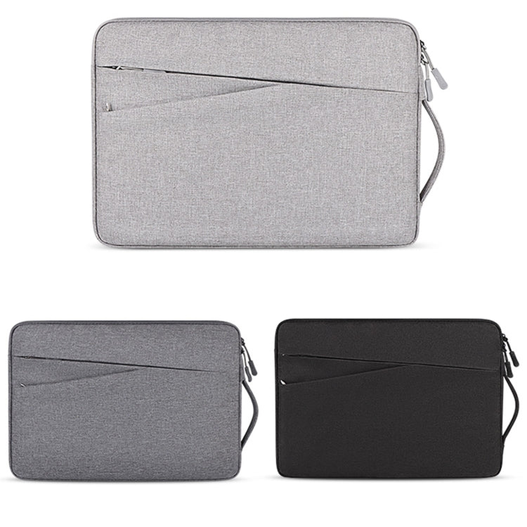 ND01DS Polyester Notebook Laptop Liner Bag with Small Bag, Size:13.3 inch(Hemp Grey) - 13.3 inch by PMC Jewellery | Online Shopping South Africa | PMC Jewellery | Buy Now Pay Later Mobicred