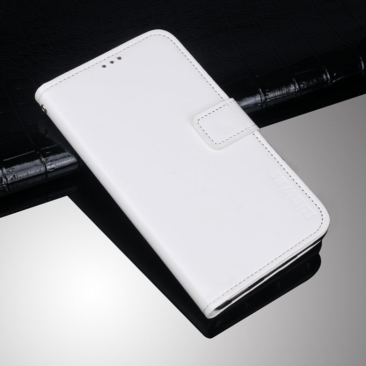 For Wiko Power U30 idewei Crazy Horse Texture Horizontal Flip Leather Case with Holder & Card Slots & Wallet(White) - Wiko by idewei | Online Shopping South Africa | PMC Jewellery | Buy Now Pay Later Mobicred