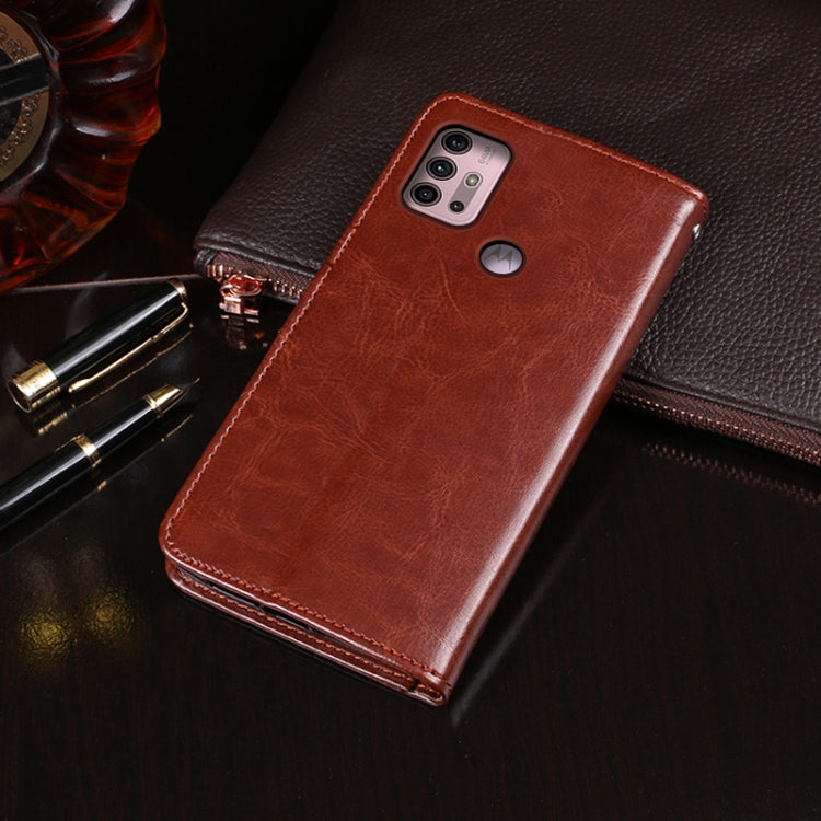 For Lenovo K13 Note idewei Crazy Horse Texture Horizontal Flip Leather Case with Holder & Card Slots & Wallet(Brown) - Lenovo by idewei | Online Shopping South Africa | PMC Jewellery | Buy Now Pay Later Mobicred