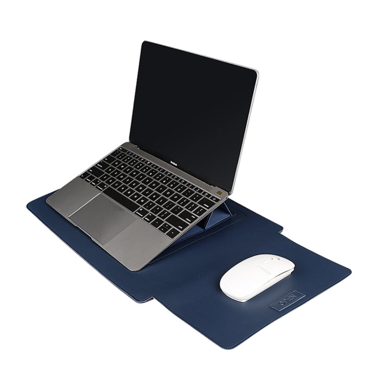 PU06 3 in 1 PU Multifunctional Laptop Bag, Size:14.1-15.4 inch(Sapphire Blue) - 15 inch by PMC Jewellery | Online Shopping South Africa | PMC Jewellery | Buy Now Pay Later Mobicred