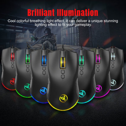 HXSJ P8+V100+A883 Keyboard Mouse Converter + One-handed Keyboard + Programming Gaming Mouse Set - Wired Mice by HXSJ | Online Shopping South Africa | PMC Jewellery | Buy Now Pay Later Mobicred