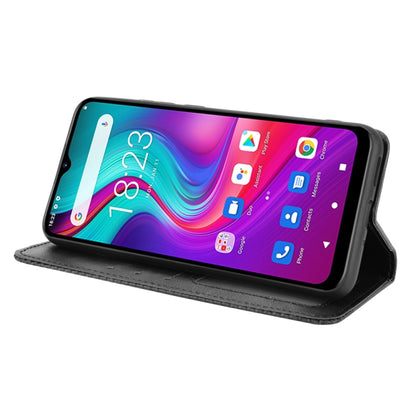 For Doogee X96 Pro Magnetic Buckle Retro Crazy Horse Texture Horizontal Flip Leather Case with Holder & Card Slots & Photo Frame(Black) - More Brand by PMC Jewellery | Online Shopping South Africa | PMC Jewellery | Buy Now Pay Later Mobicred