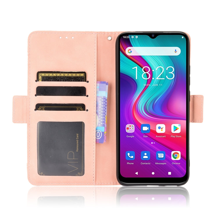 For Doogee X96 Pro Skin Feel Calf Pattern Horizontal Flip Leather Case with Holder & Card Slots & Photo Frame(Pink) - More Brand by PMC Jewellery | Online Shopping South Africa | PMC Jewellery | Buy Now Pay Later Mobicred