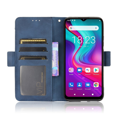 For Doogee X96 Pro Skin Feel Calf Pattern Horizontal Flip Leather Case with Holder & Card Slots & Photo Frame(Blue) - More Brand by PMC Jewellery | Online Shopping South Africa | PMC Jewellery | Buy Now Pay Later Mobicred